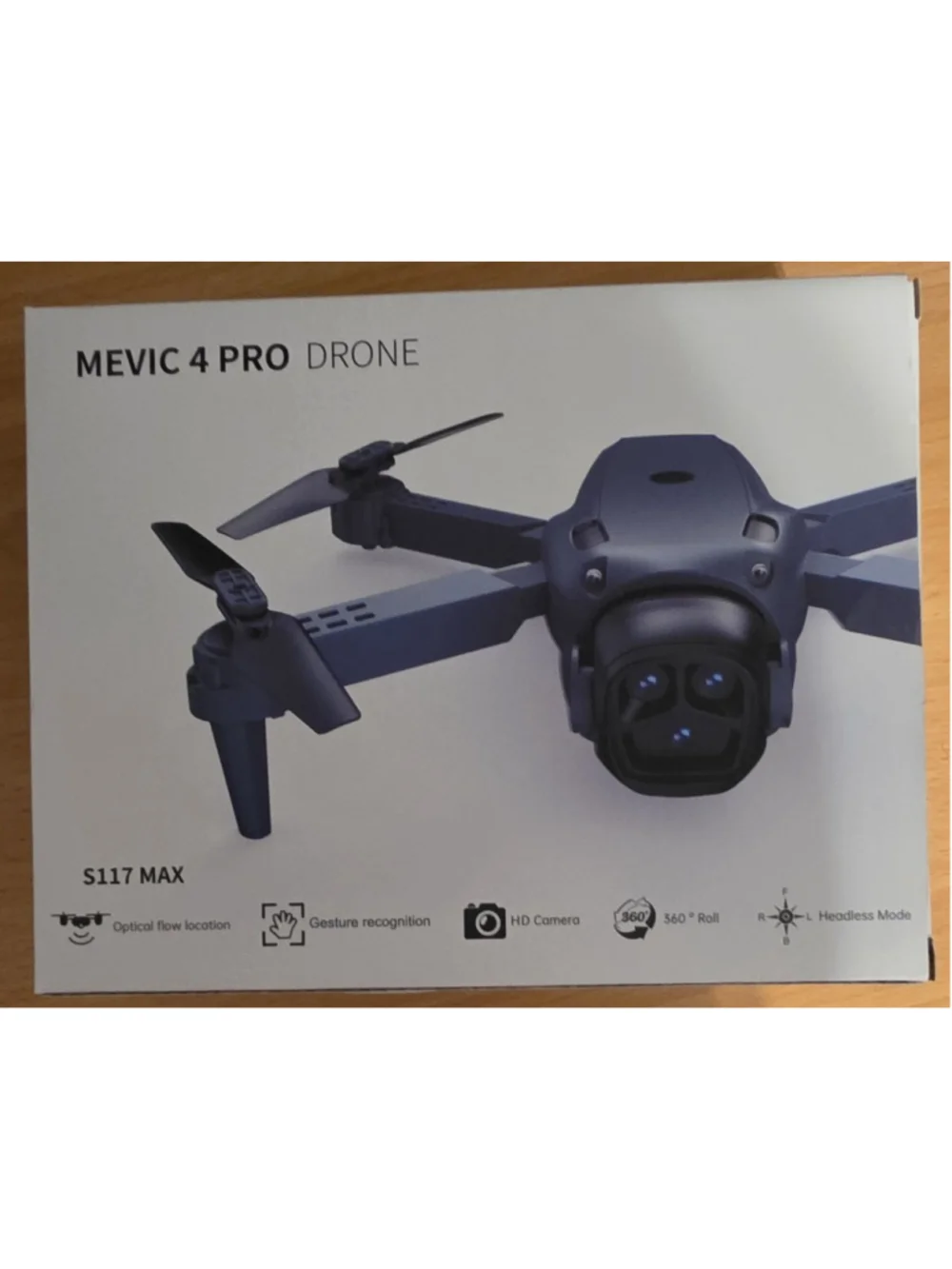 Unbranded S117 Max Mevic 4 Pro Drone One Size Grey Black